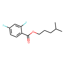2,4-Difluorobenzoic acid, isohexyl ester
