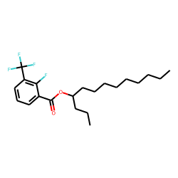 2-Fluoro-3-trifluoromethylbenzoic acid, 4-tridecyl ester