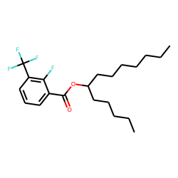 2-Fluoro-3-trifluoromethylbenzoic acid, 6-tridecyl ester