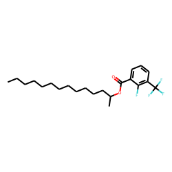 2-Fluoro-3-trifluoromethylbenzoic acid, 2-tetradecyl ester