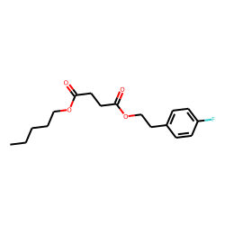 Succinic acid, 4-fluorophenethyl pentyl ester