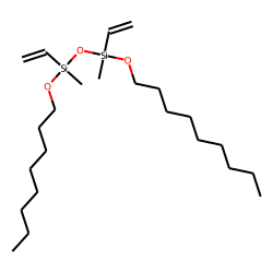 Silane, methylvinyl(octyloxy)(methylvinylnonyloxysilyloxy)-
