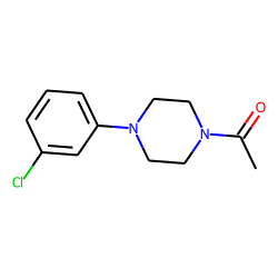 1-(3-chlorophenyl)piperazine, acetyl