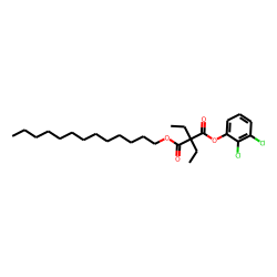 Diethylmalonic acid, 2,3-dichlorophenyl tridecyl ester