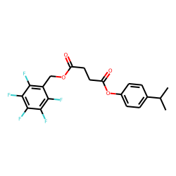 Succinic acid, 4-isopropylphenyl pentafluorobenzyl ester