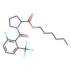 L-Proline, N-(2-fluoro-6-trifluoromethylbenzoyl)-, hexyl ester