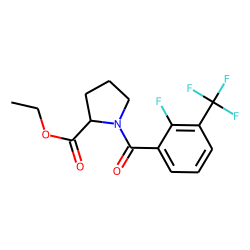 L-Proline, N-(2-fluoro-3-trifluoromethylbenzoyl)-, ethyl ester
