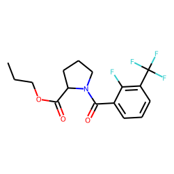 L-Proline, N-(2-fluoro-3-trifluoromethylbenzoyl)-, propyl ester
