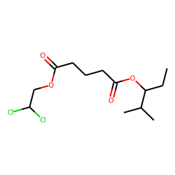 Glutaric acid, 2,2-dichloroethyl 2-methylpent-3-yl ester