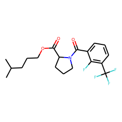 L-Proline, N-(2-fluoro-3-trifluoromethylbenzoyl)-, isohexyl ester