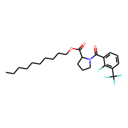 L-Proline, N-(2-fluoro-3-trifluoromethylbenzoyl)-, decyl ester