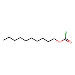 Carbonochloridic acid, decyl ester