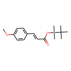 4-Methoxycinnamic acid, tert-butyldimethylsilyl ester