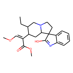 (E)-Methyl 2-((1'R,6'R,7'S,8a'S)-6'-ethyl-2-oxo-3',5',6',7',8',8a'-hexahydro-2'H-spiro[indoline-3,1'-indolizin]-7'-yl)-3-methoxyacrylate