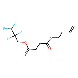 Succinic acid, 2,2,3,3-tetrafluoropropyl but-3-en-1-yl ester