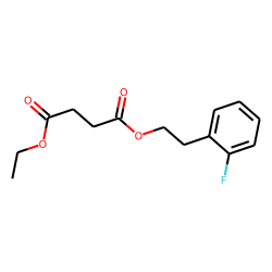 Succinic acid, ethyl 2-fluorophenethyl ester
