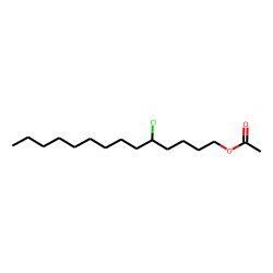 1-Tetradecanol, 5-chloro, acetate