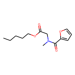 Sarcosine, N-(2-furoyl)-, pentyl ester