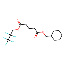 Glutaric acid, cyclohexylmethyl 2,2,3,3,3-pentafluoropropyl ester