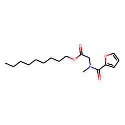 Sarcosine, N-(2-furoyl)-, nonyl ester