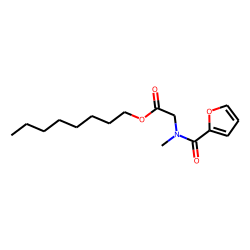 Sarcosine, N-(2-furoyl)-, octyl ester