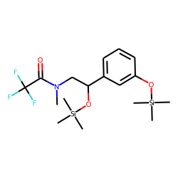 Phenylephrine, N-TFA-O-TMS