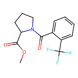 L-Proline, N-(2-trifluoromethylbenzoyl)-, methyl ester