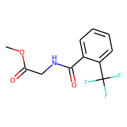 Glycine, N-(2-trifluoromethylbenzoyl)-, methyl ester