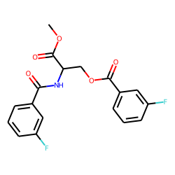 l-Serine, N,O-bis(3-fluorobenzoyl)-, methyl ester