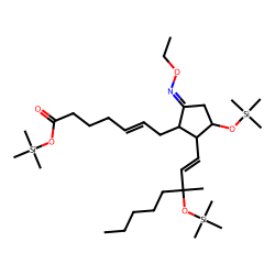 11«alpha»,15«alpha»-dihydroxy-9-ketoprosta-5,13-dienoic acid, EO TMS # 2