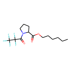 l-Proline, n-pentafluoropropionyl-, hexyl ester