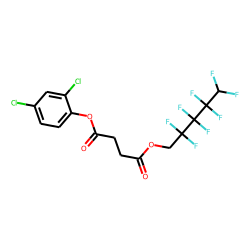 Succinic acid, 2,2,3,3,4,4,5,5-octafluoropentyl 2,4-dichlorophenyl ester