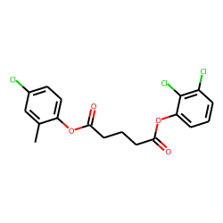 Glutaric acid, 2,3-dichlorophenyl 2-methyl-4-chlorophenyl ester