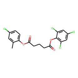 Glutaric acid, 2,4,6-trichlorophenyl 2-methyl-4-chlorophenyl ester
