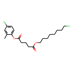 Glutaric acid, 8-chlorooctyl 2-methyl-4-chlorophenyl ester