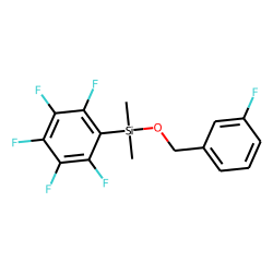 (3-Fluorophenyl)methanol, dimethylpentafluorophenylsilyl ether