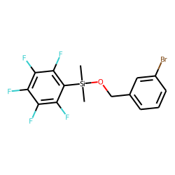 (3-Bromophenyl)methanol, dimethylpentafluorophenylsilyl ether
