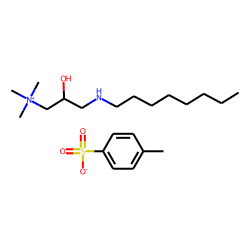2-Hydroxy-3-(n-octylamino) propyl-trimethylammonium p-tosylate