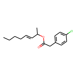 Benzeneacetic acid, 4-chloro-, oct-3-en-2-yl ester