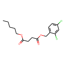 Succinic acid, 2,4-dichlorobenzyl pentyl ester