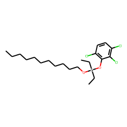Silane, diethyl(2,3,6-trichlorophenoxy)undecyloxy-
