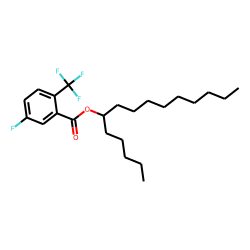 5-Fluoro-2-trifluoromethylbenzoic acid, 6-pentadecyl ester