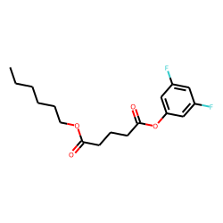 Glutaric acid, 3,5-difluorophenyl hexyl ester