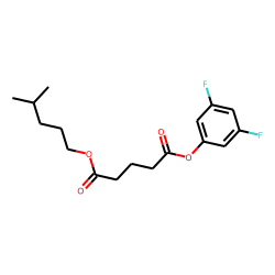 Glutaric acid, 3,5-difluorophenyl isohexyl ester