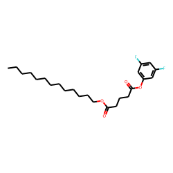 Glutaric acid, 3,5-difluorophenyl tridecyl ester