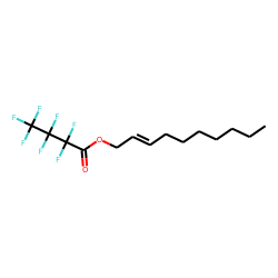 trans-2-Decen-1-ol, heptafluorobutyrate