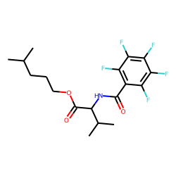 L-Valine, N-pentafluorobenzoyl-, isohexyl ester