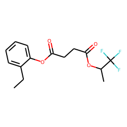 Succinic acid, 1,1,1-trifluoroprop-2-yl 2-ethylphenyl ester