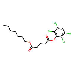 Glutaric acid, heptyl 2,3,5,6-tetrachlorophenyl ester