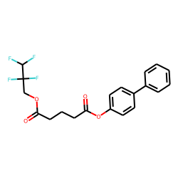 Glutaric acid, 2,2,3,3-tetrafluoropropyl 4-biphenyl ester